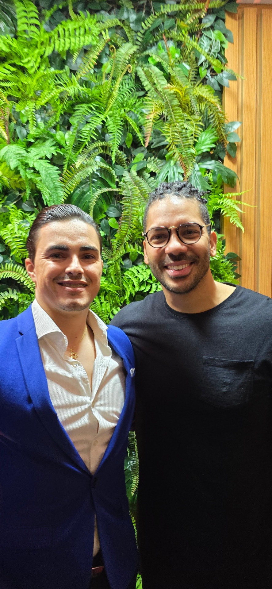 Bruno Henrique com Joel Jota