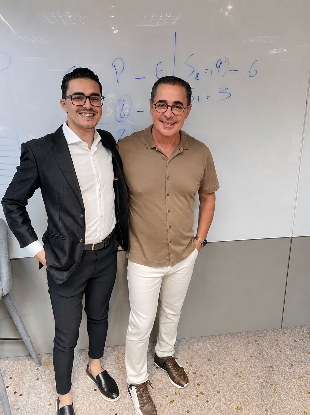 Bruno Henrique com Paulo Vieira