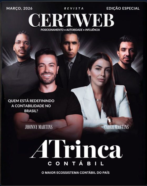 Capa Revista Certweb — Edição Especial A Trinca Contábil